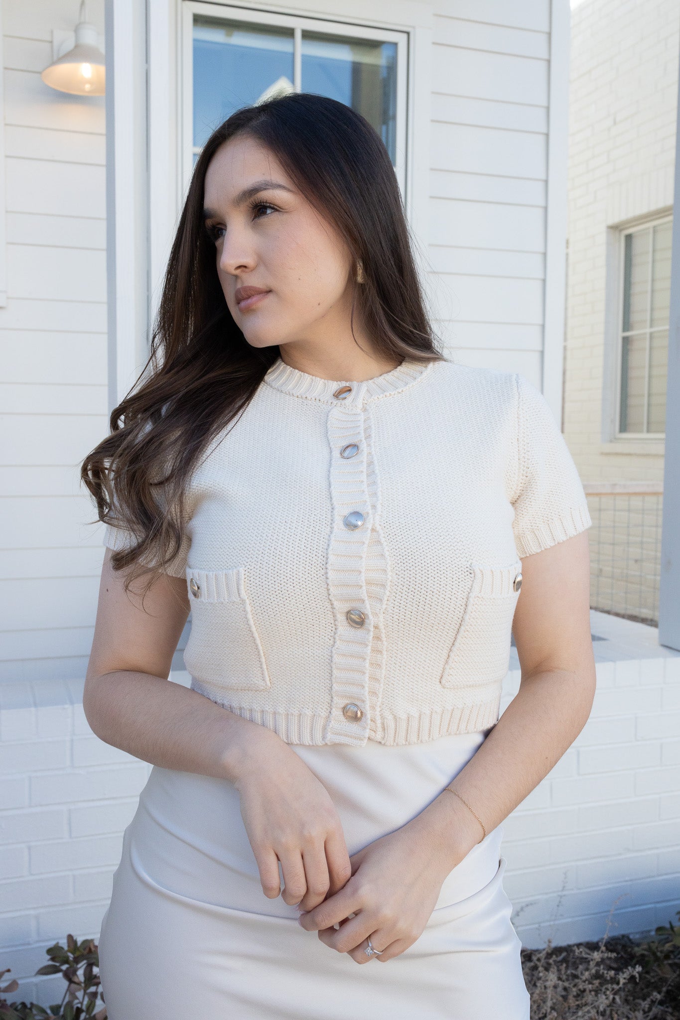 Dayane Cream Cardigan