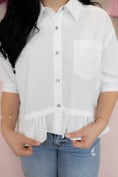 Load image into Gallery viewer, Camellia White Blouse