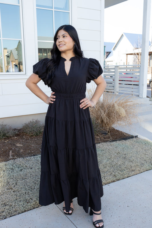 Danna Black Maxi Dress