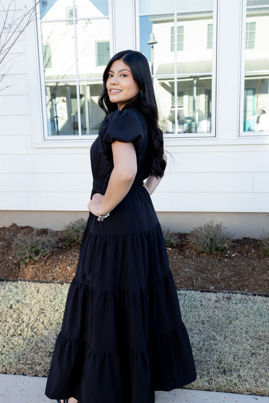 Danna Black Maxi Dress