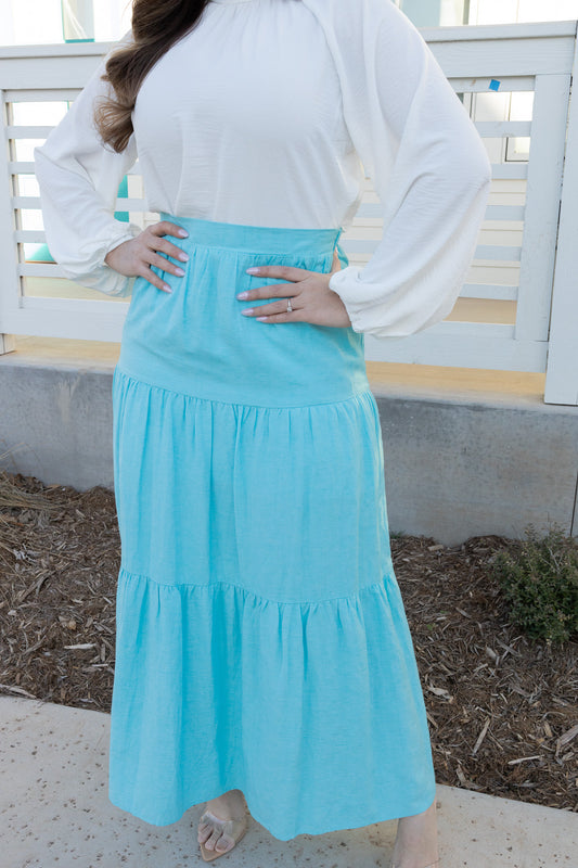 Mar Blue Skirt