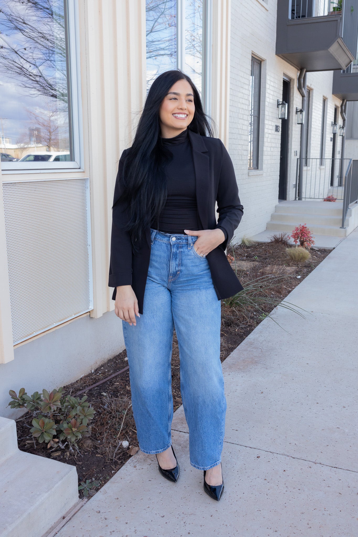 Kora Black Blazer