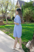 Load image into Gallery viewer, Alanna Stripe Blue Dress