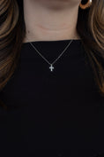 Load image into Gallery viewer, Cross silver necklace
