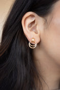Load image into Gallery viewer, Starlight gold earrings