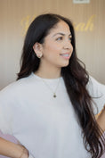 Load image into Gallery viewer, Silver heart earrings