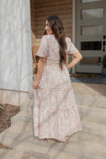 Load image into Gallery viewer, Peach Taupe Maxi Dress