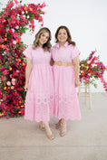 Load image into Gallery viewer, Maribel Pink midi Dress