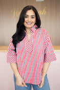 Load image into Gallery viewer, Issah red blouse