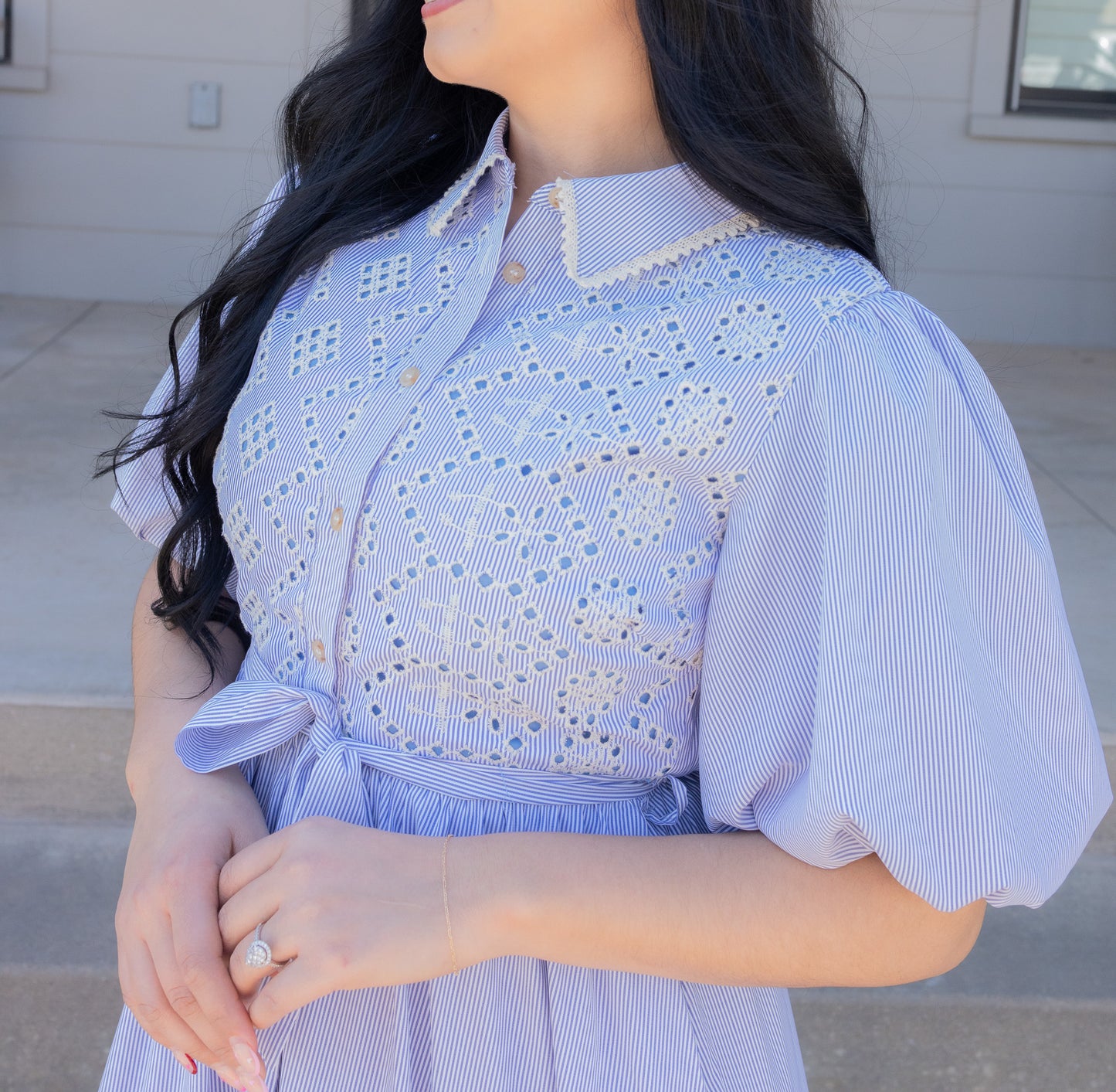 Marina Blue Midi Dress
