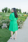 Load image into Gallery viewer, Gia Green Midi Dress