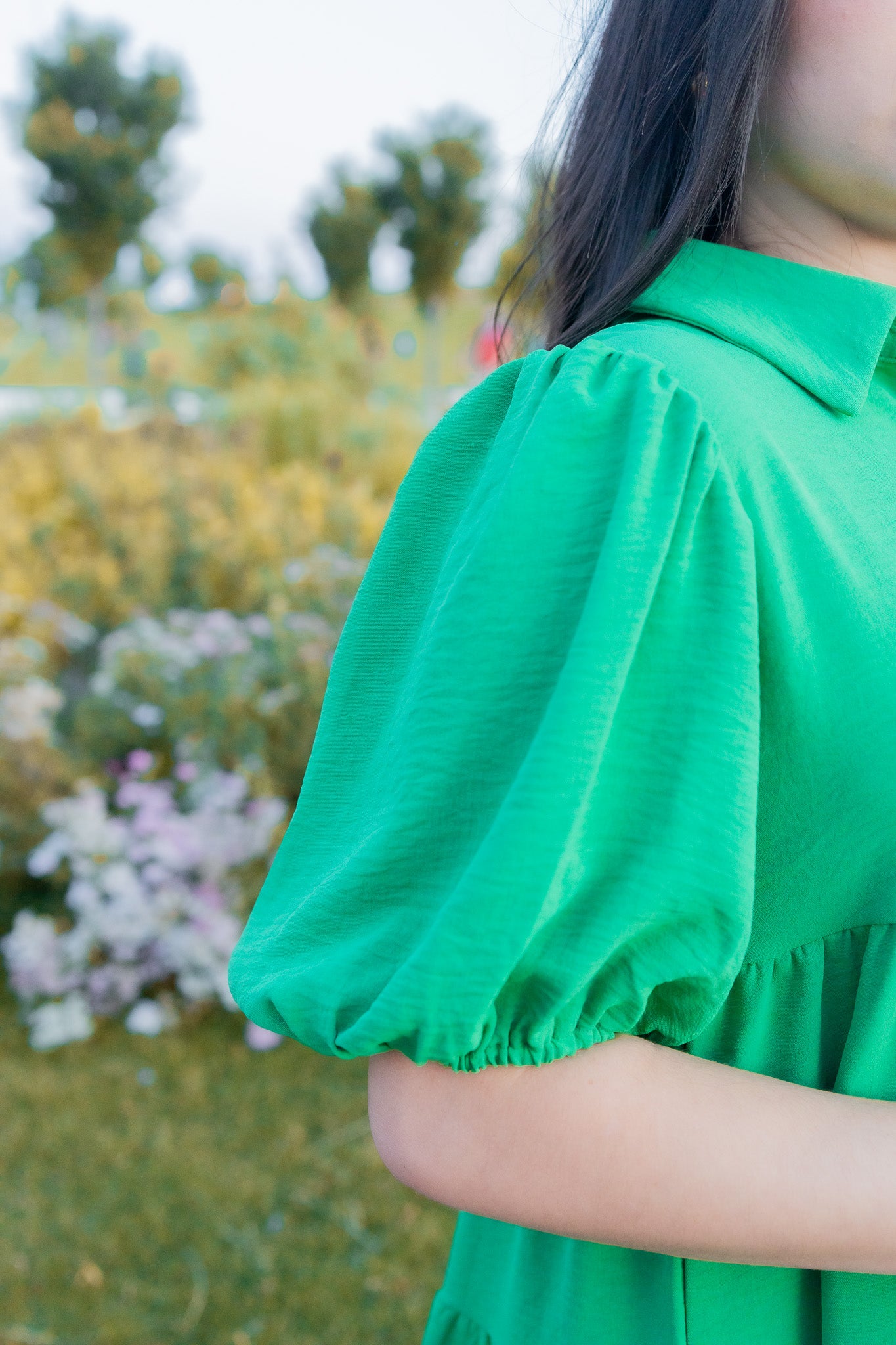 Gia Green Midi Dress