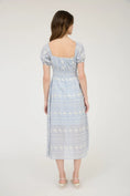 Load image into Gallery viewer, Ginna Blue Midi Dress