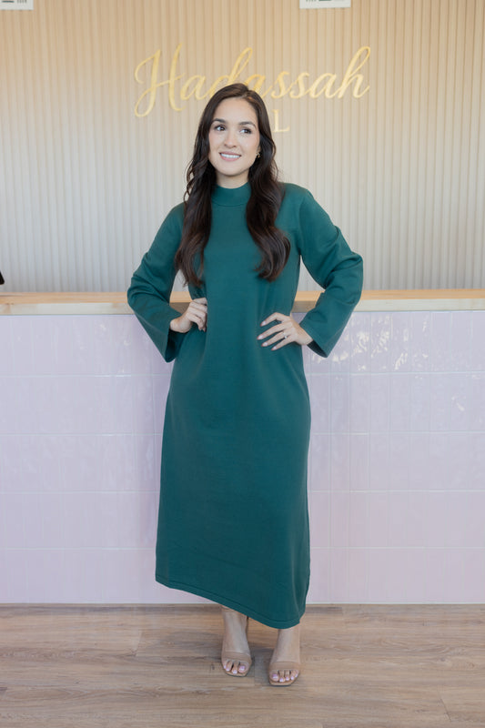 Bethel Pine Sweater Dress