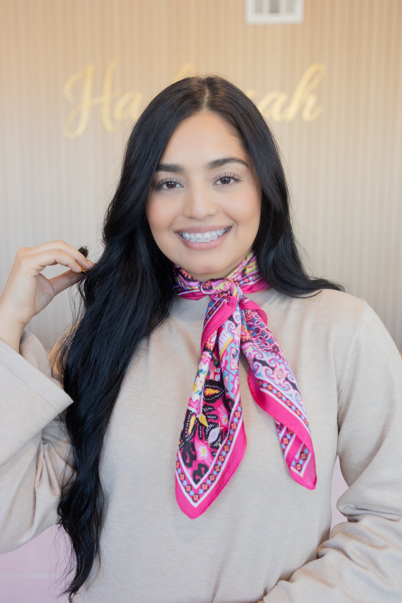 Gala Pink Scarf