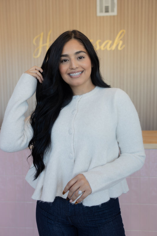 Millie white Sweater