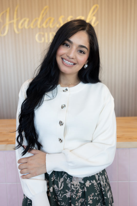 Emma Ivory Cardigan
