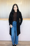 Load image into Gallery viewer, Azary Black Long Coat