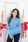 Load image into Gallery viewer, Helena Blue Cardigan