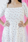 Load image into Gallery viewer, Edith Red Floral Dress
