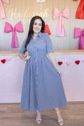Load image into Gallery viewer, Mabel Black Gingham Dress