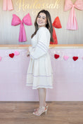 Load image into Gallery viewer, Gabriella cream midi dress