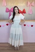 Load image into Gallery viewer, Eliana cream/sage Dress