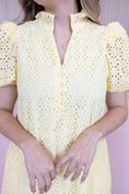 Load image into Gallery viewer, COSTAL MUSE YELLOW DRESS