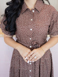 Load image into Gallery viewer, JANE BROWN POLKA DOT DRESS