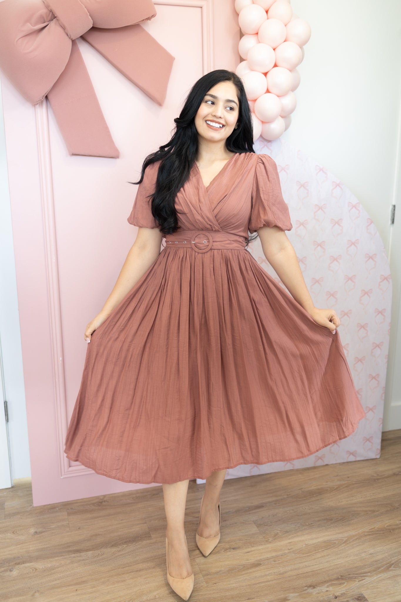 Mariah Rust Dress Hadassah Girl Mariah Rust Dress Hadassah Girl