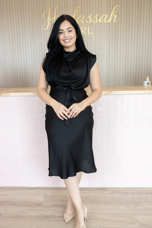 Amellia Black Dress
