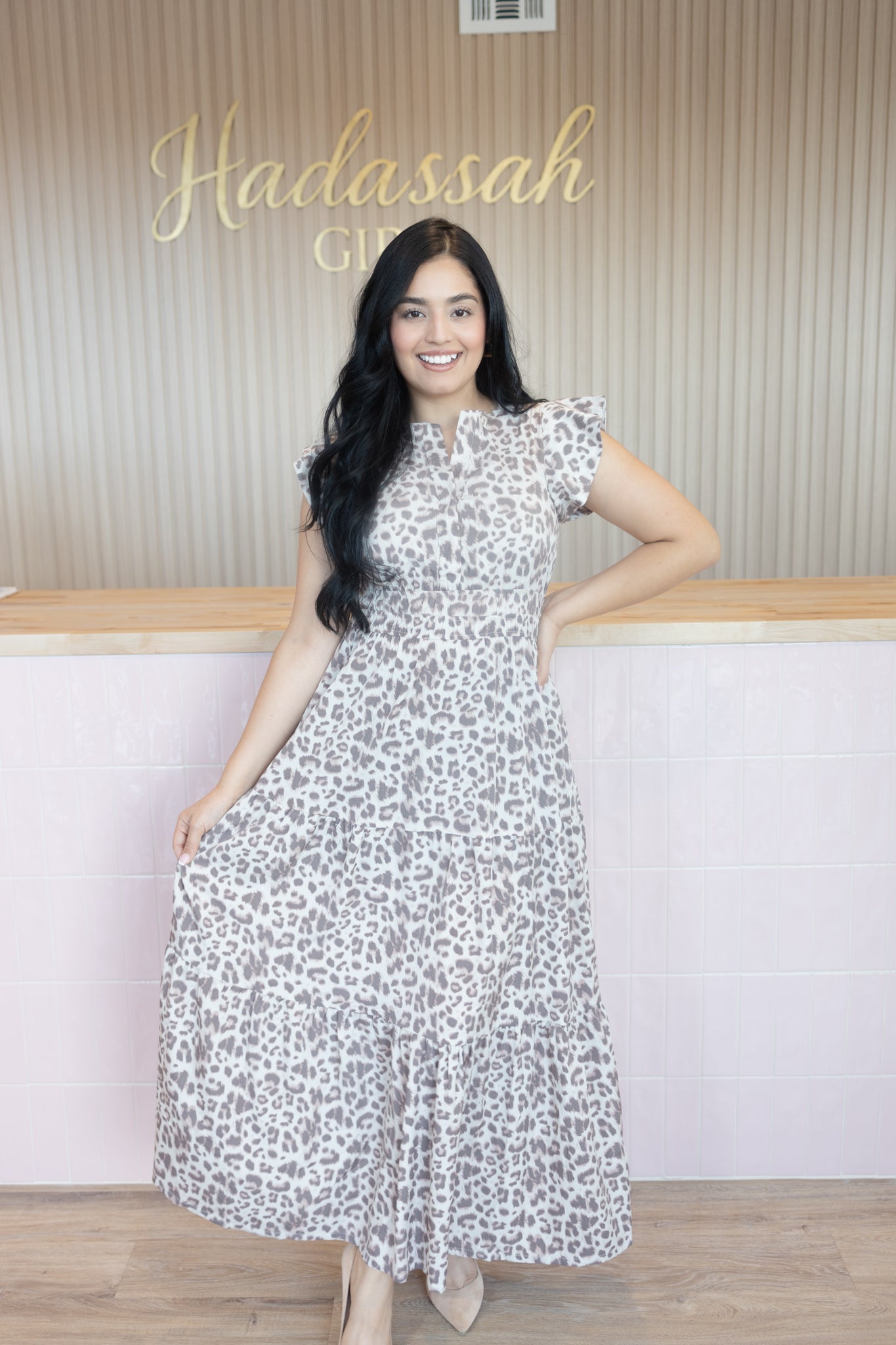 Vanessa Cheetah Dress
