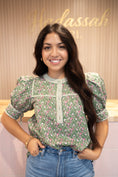 Load image into Gallery viewer, Karla Olive Blouse
