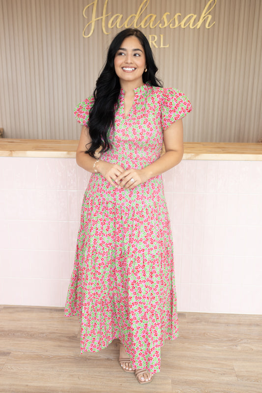 Emma Pink Maxi Dress