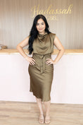 Load image into Gallery viewer, Amellia Olive Dress