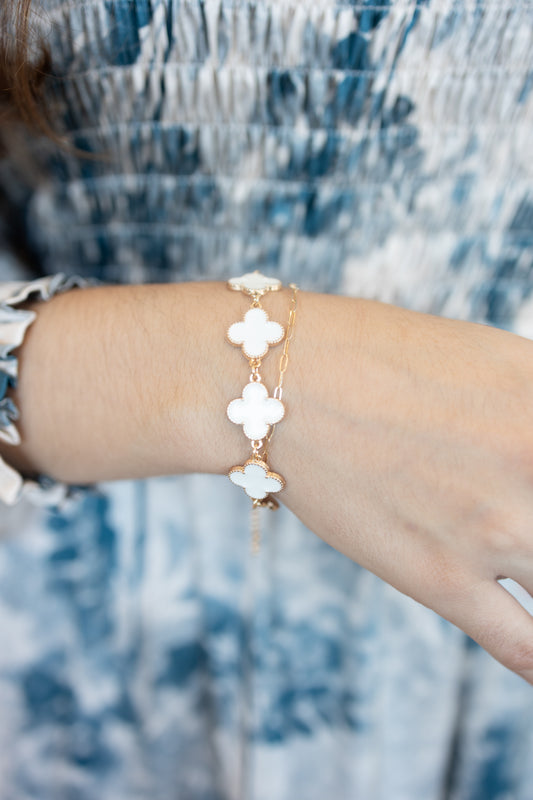 Stephanie White Bracelet
