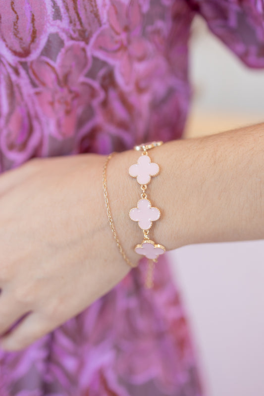 Stephanie Pink Bracelet