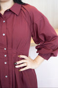 Load image into Gallery viewer, Jayleen Wine Dress