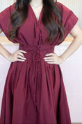 Load image into Gallery viewer, Gally Wine Dress