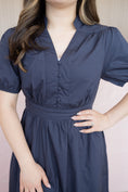 Load image into Gallery viewer, MAEVE NAVY DRESS