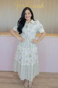 Load image into Gallery viewer, Botanical Flowers Midi dress