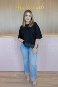 Load image into Gallery viewer, PRE ORDER Easy elegance black blouse
