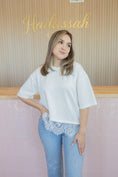 Load image into Gallery viewer, easy elegance white blouse