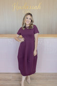 Load image into Gallery viewer, AUBREY WINE DRESS
