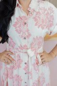 Load image into Gallery viewer, ANGELA PINK FLORAL DRESS
