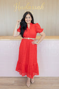 Load image into Gallery viewer, costal muse red dress
