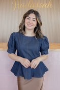 Load image into Gallery viewer, WILLOW DENIM BLOUSE