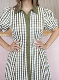 Load image into Gallery viewer, OLIVIA GINGHAM MIDI DRESS
