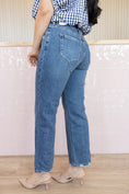 Load image into Gallery viewer, ELISE DARK DENIM JEANS