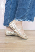 Load image into Gallery viewer, BALLET GOLD FLATS